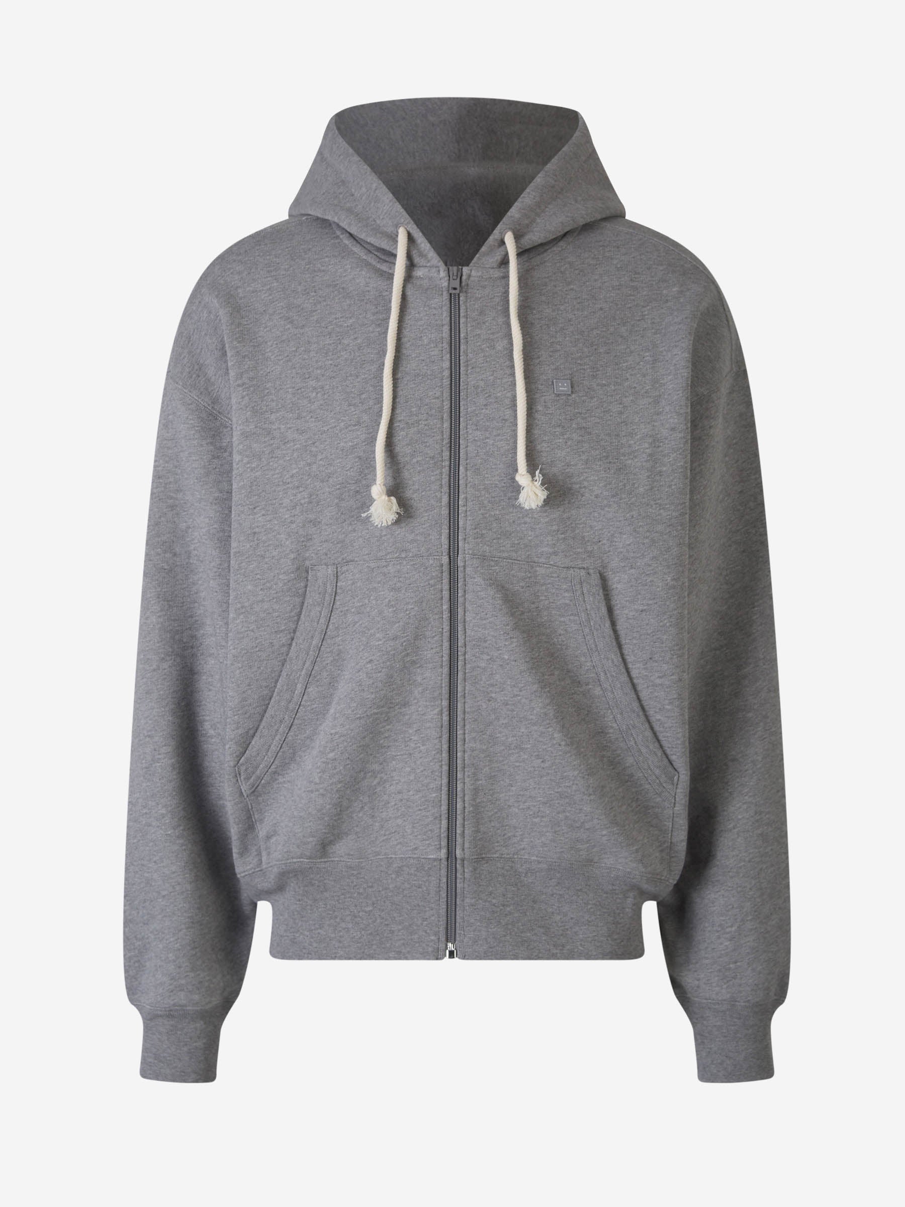 Acne Studios Face Logo Zipper Sweatshirt Hombre 545 001633 01