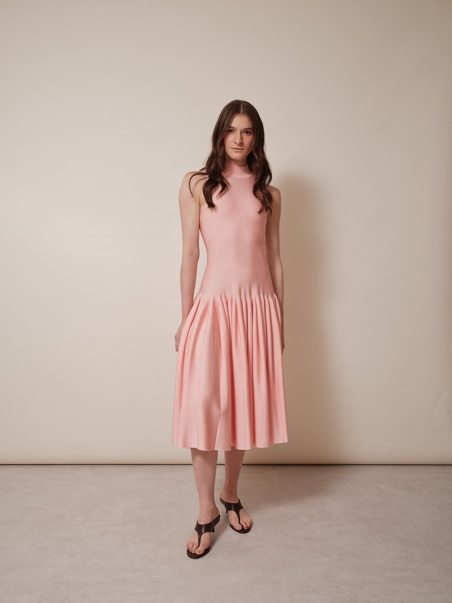 Midi-Strickkleid