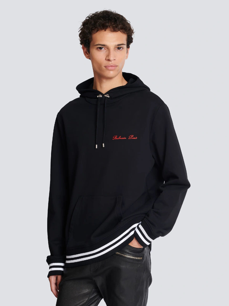 【送料&関税込】balmain Signature Hoodie Balmain Signature hoodie - Men | BALMAIN
