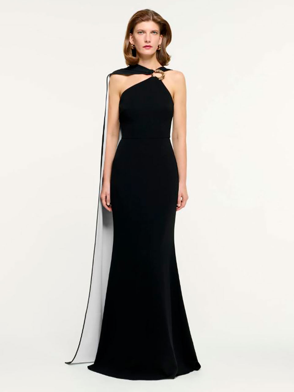 Roland Mouret Mujer Barcelona Vestido Maxi Cady color Negro sku 721-000360 01 - Foto 2