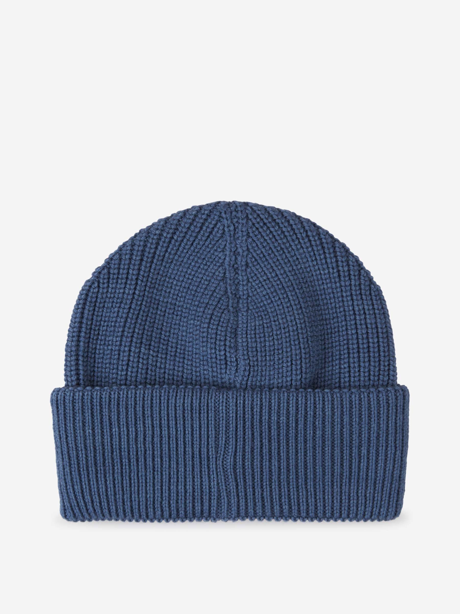 Moncler Gorro Punto Logo color Azul sku 695-001522 02 - Foto 2