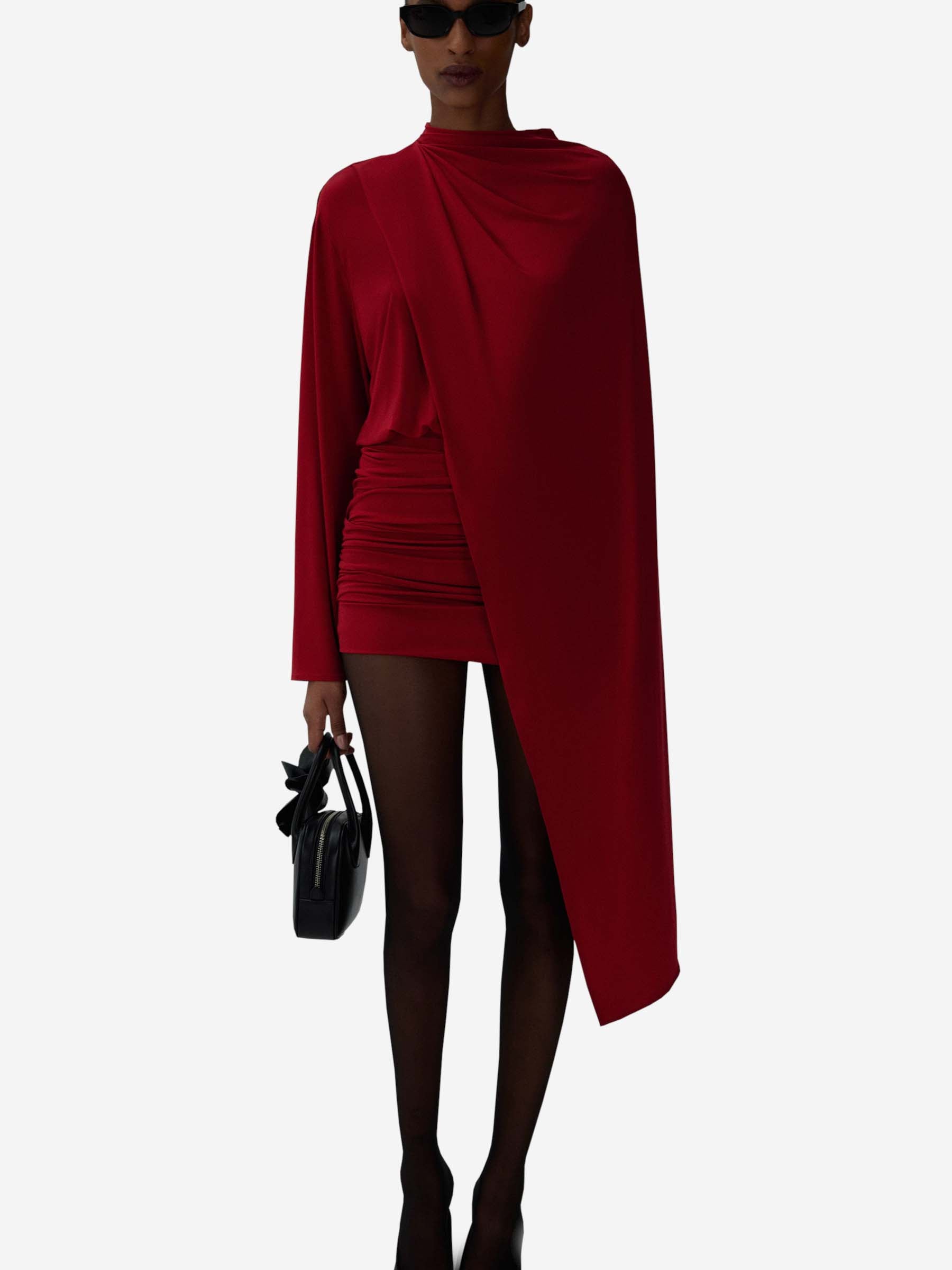 Magda Butrym – Mini Cape Effect Dress Mujer 731-005950 01