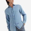 Brunello Cucinelli Camisa Algodón Lisa color Azul sku 531-006298 01 - Foto 1