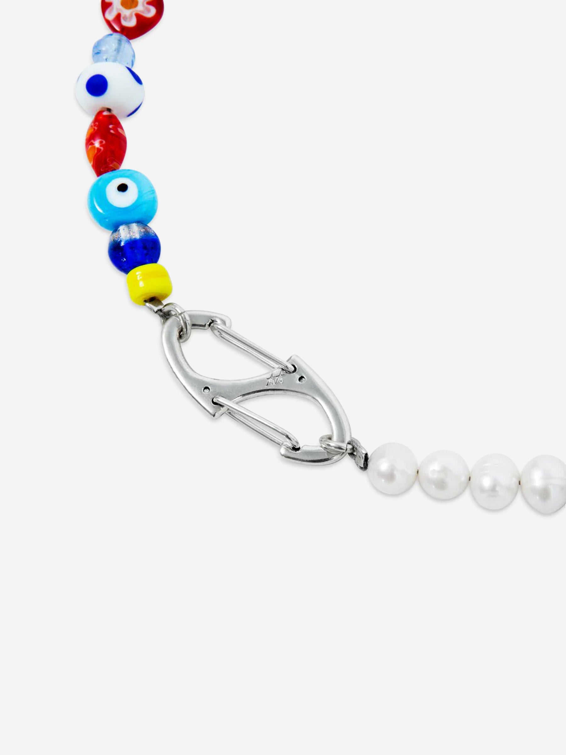 新作揃え Pearl – Bonita Isla Twojeys Clasp 01 682-000749 Hombre Necklace ネックレス・ペンダント