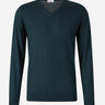 Santa Eulalia Hombre Barcelona Jersey Pico Cashmere color Verde Oscuro sku 542-002425 03 - Foto 1