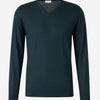 Santa Eulalia Hombre Barcelona Jersey Pico Cashmere color Verde Oscuro sku 542-002425 03 - Foto 1