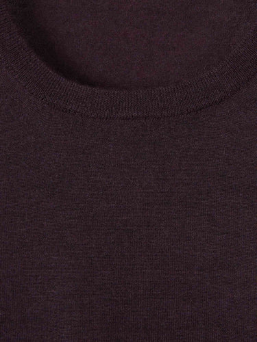 Santa Eulalia Hombre Barcelona Jersey Cashmere Y Seda color Burdeos sku 542-002426 03 - Foto 3