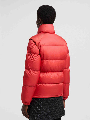 Moncler Verone Mujer Barcelona Chaqueta Acolchada Reversible color Coral sku 774-000506 03 - Foto 5