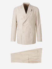 Lardini Hombre Barcelona Traje Liso Algodón color Crema sku 312-002822 01 - Foto 1
