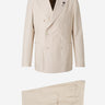 Lardini Hombre Barcelona Traje Liso Algodón color Crema sku 312-002822 01 - Foto 1