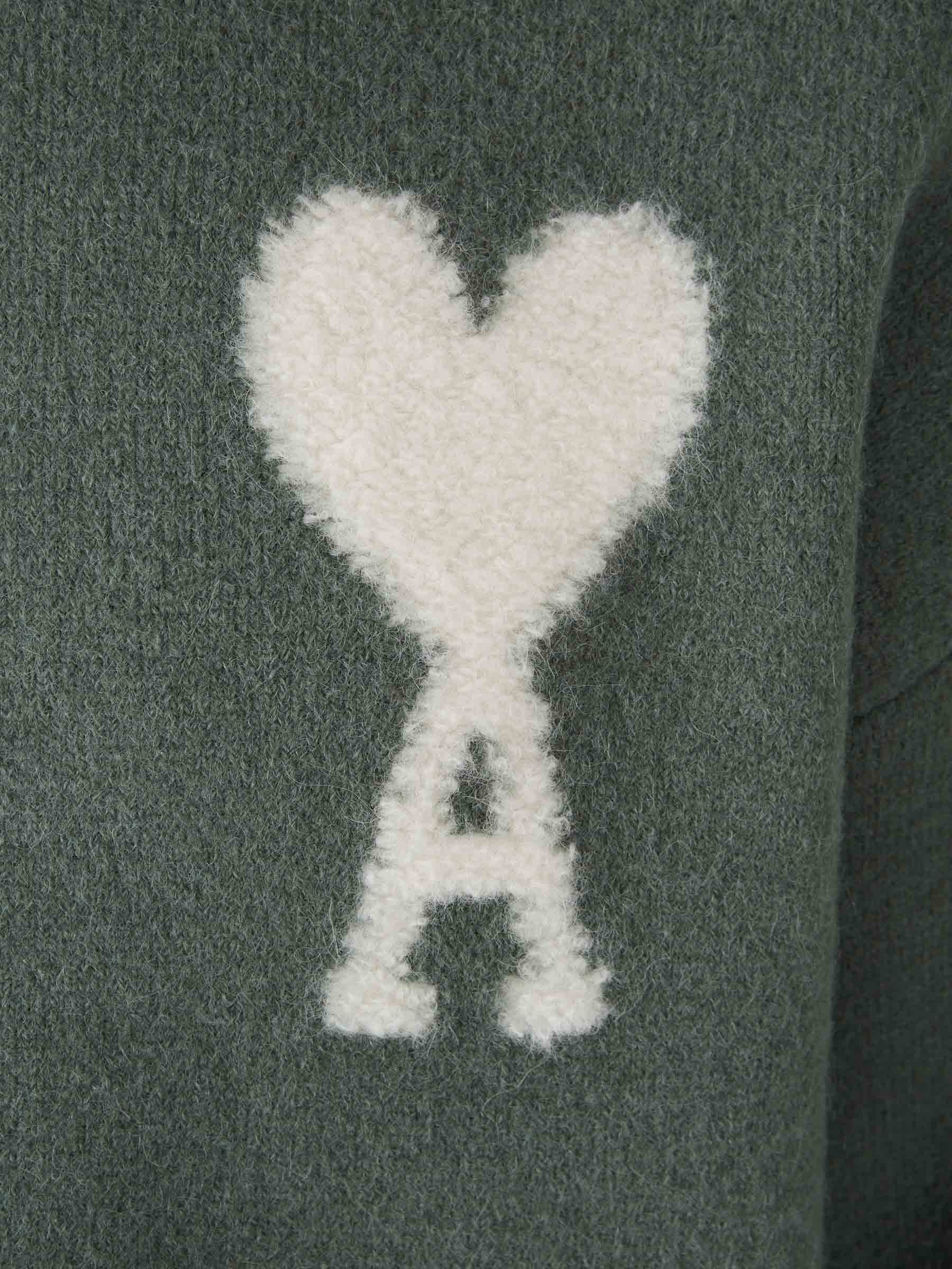Ami Paris – Ami Paris Alpaca Logo Sweater in Barcelona or Shop
