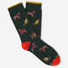 Gallo Calcetines Tricolor Canalé color Verde Oscuro sku 642-000518 01 - Foto 1