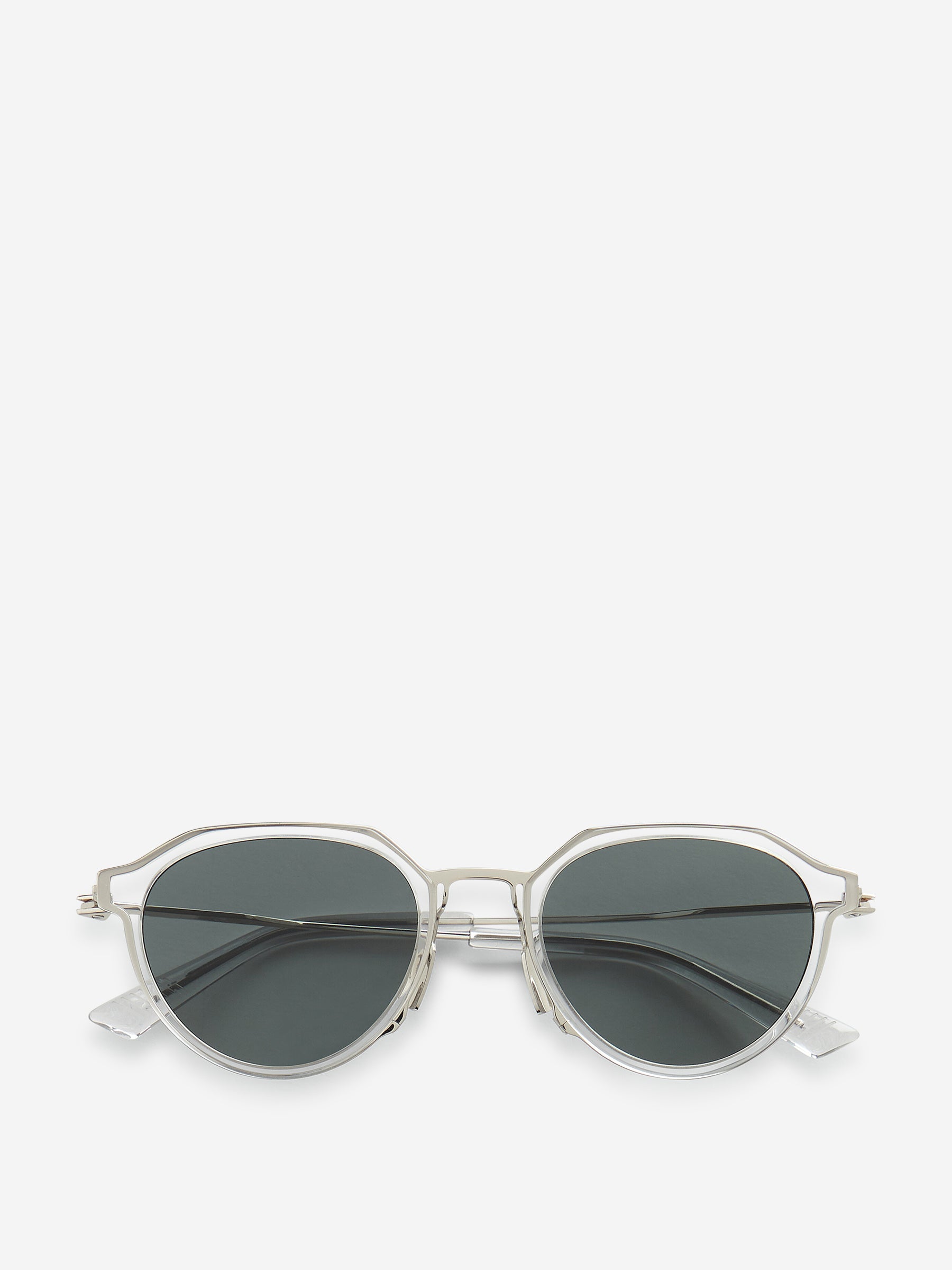 Bottega Veneta Gafas de Sol Redondas Panthos color Plateado sku 860-001043 02 - Foto 1