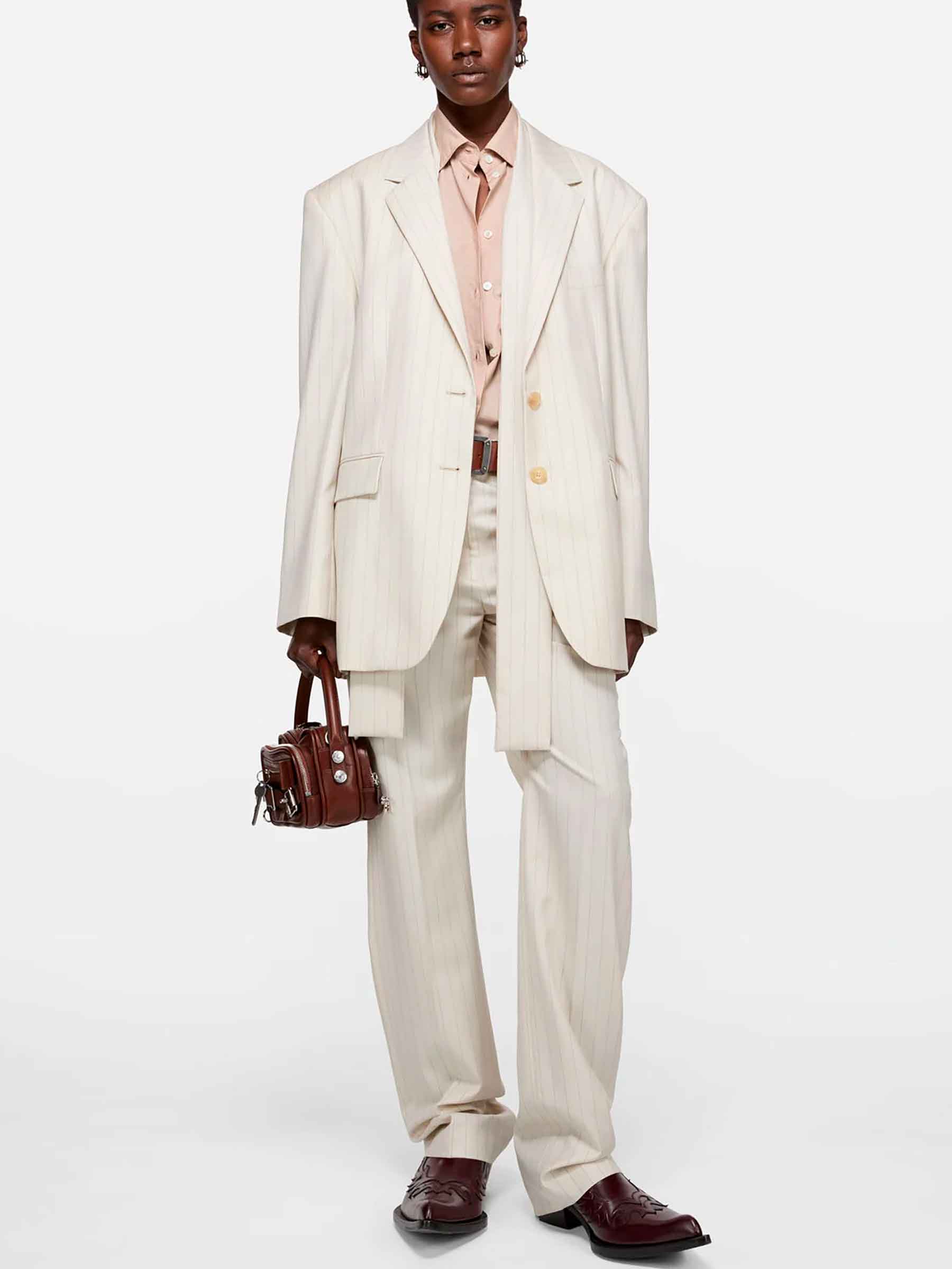 Straight Wool Blazer