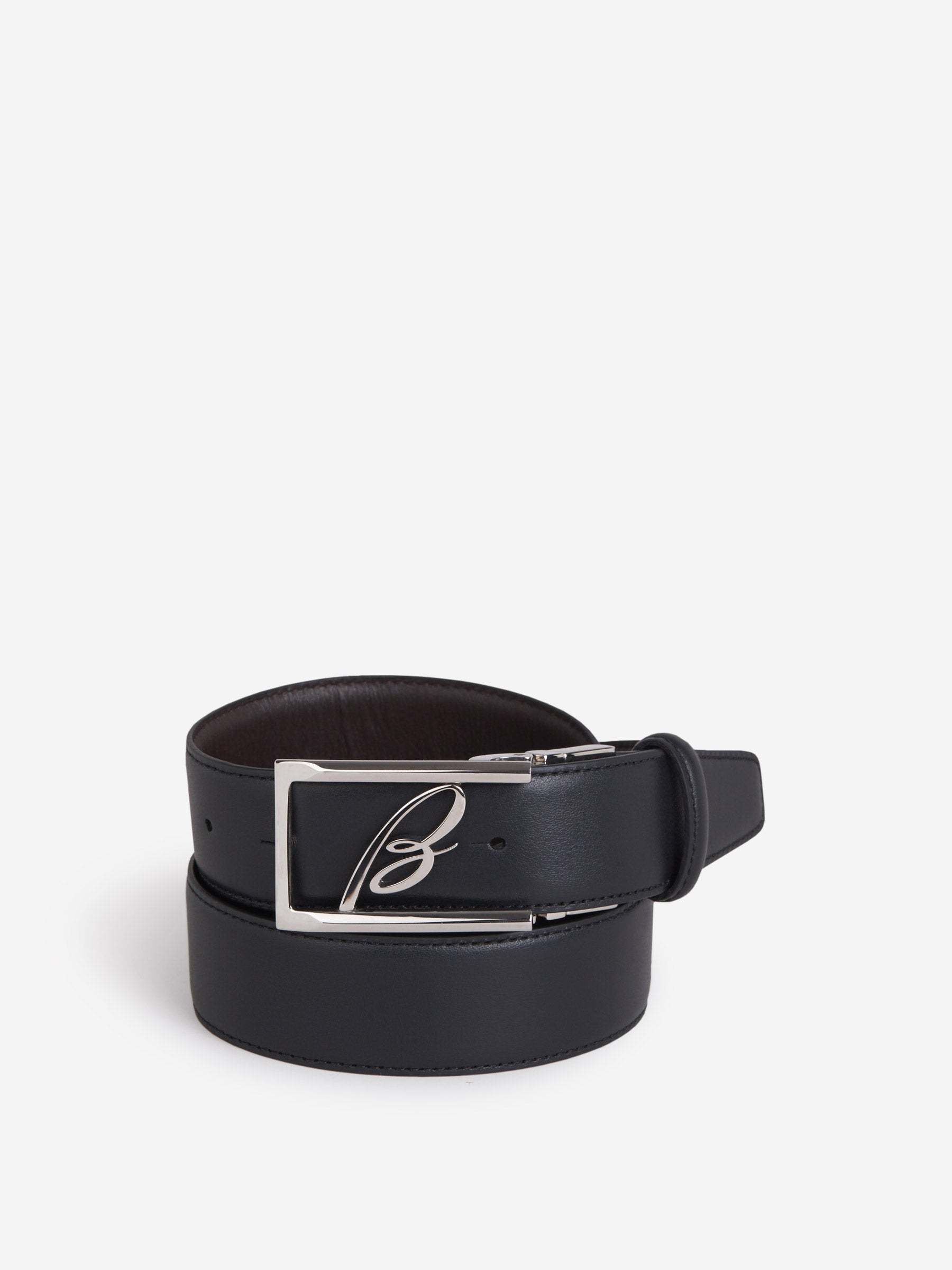 Brioni Cinturón Logo Piel color Marfil sku 622-001175 02 - Foto 1