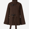Lemaire Mujer Barcelona Abrigo Corto Chine color Marrón sku 771-001513 01 - Foto 1