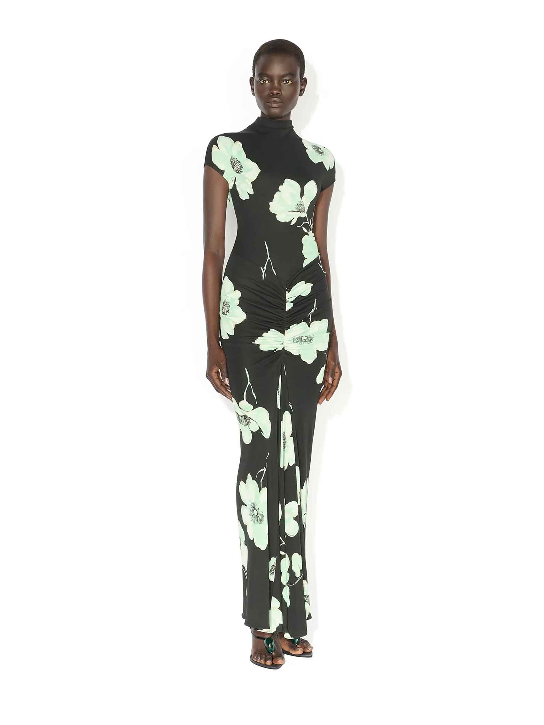 Draped Maxi Dress