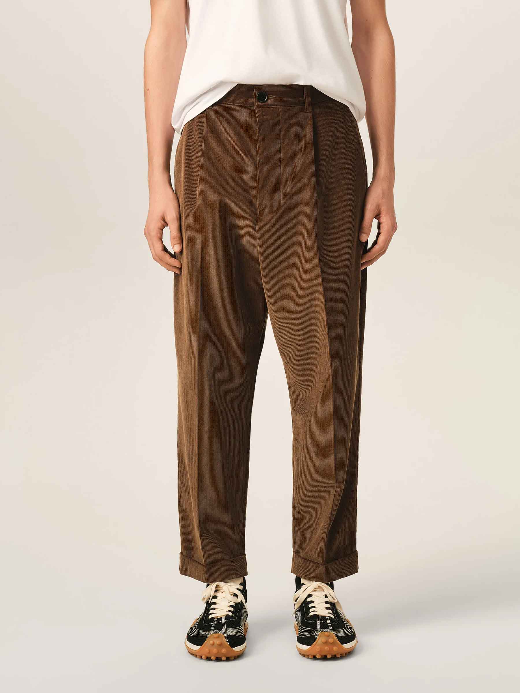 Wide Corduroy Trousers