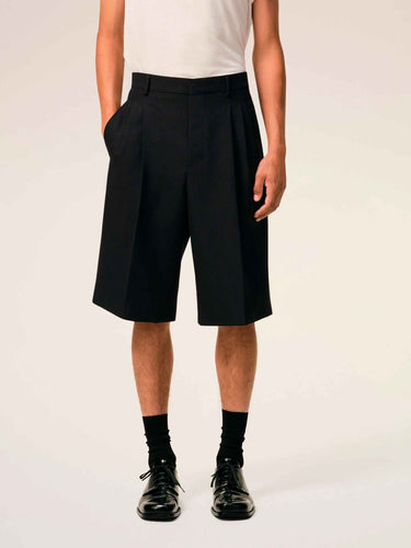 Bermudas Pinzas Lana