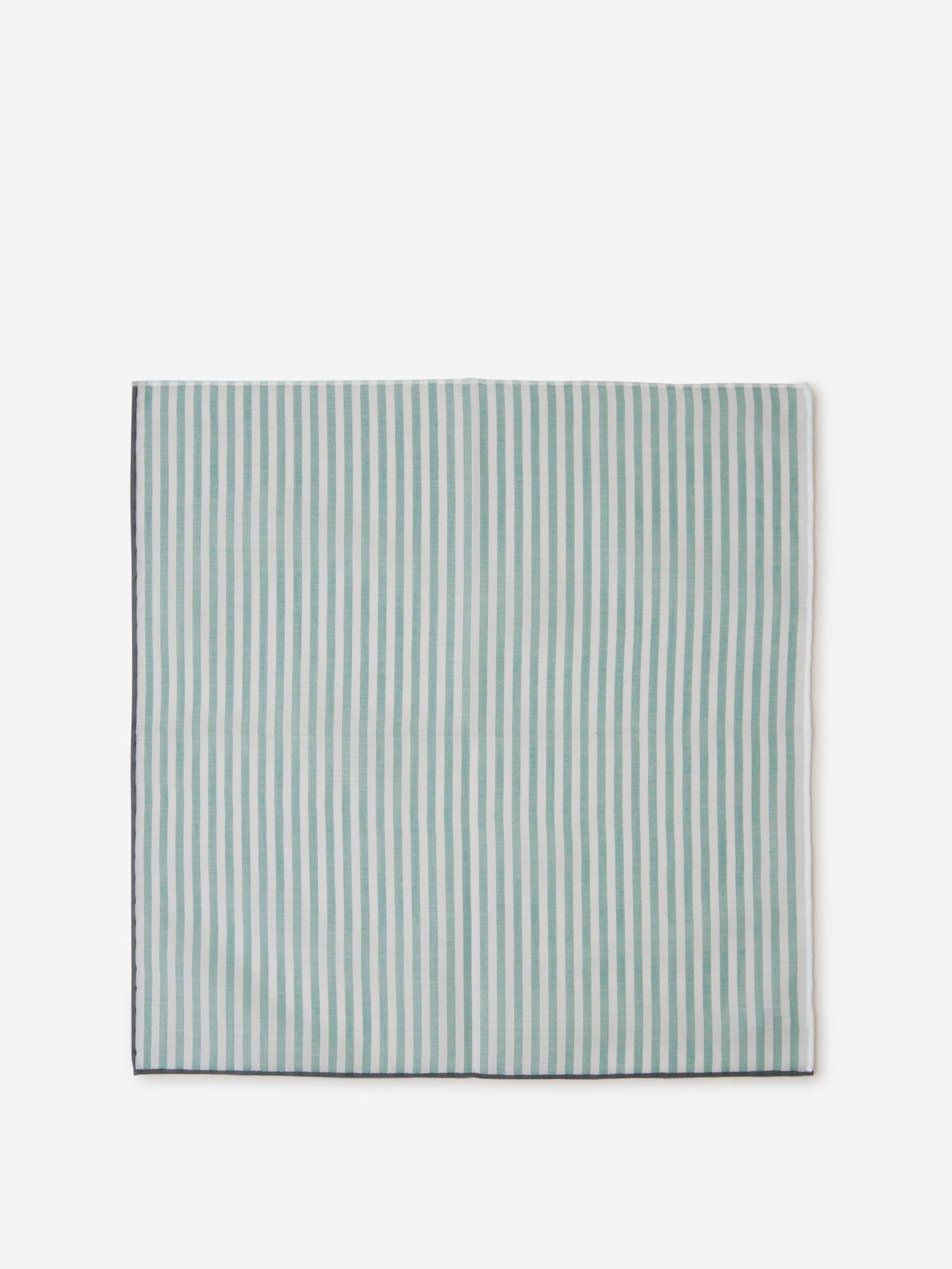 Santa Eulalia Hombre Barcelona Pañuelo Algodón Rayas color Turquesa sku 654-000291 02 - Foto 2