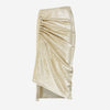 Rabanne Mujer Barcelona Falda Midi Drapeado color Dorado sku 750-001498 01 - Foto 1
