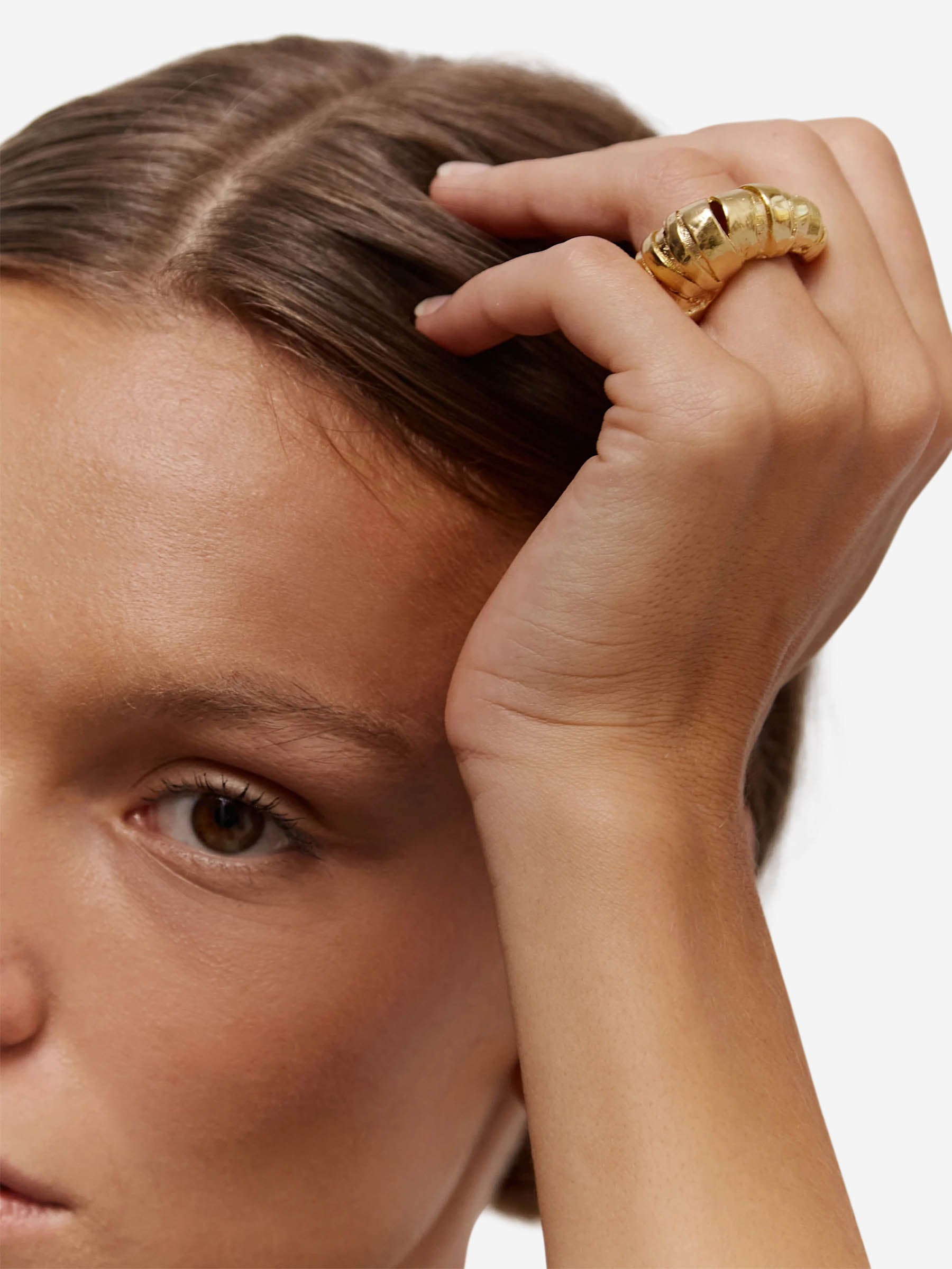 Paola Sighinolfi Anillo Gold Wrap color Dorado sku 850-001790 01 - Foto 2