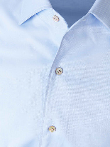 Santa Eulalia Hombre Barcelona Camisa Royal Oxford color Azul Celeste sku 531-005598 02 - Foto 3