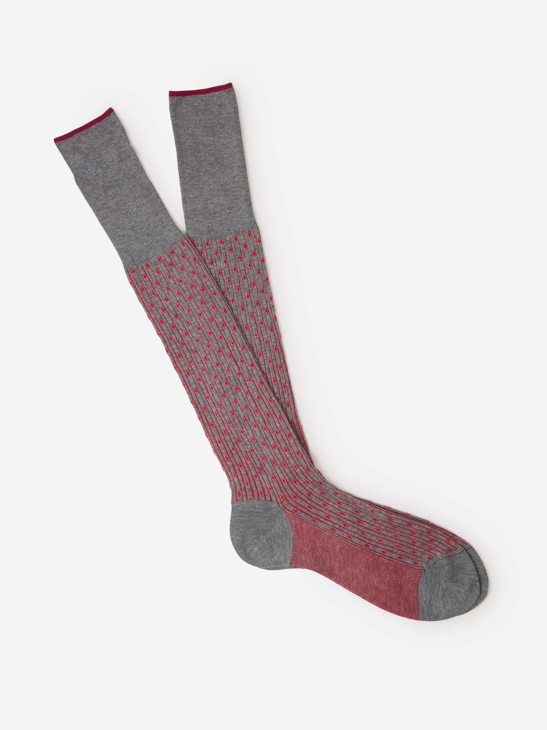 Gallo Hombre Barcelona Calcetines Motivo Lirios color Taupe sku 642-000379 02 - Foto 1