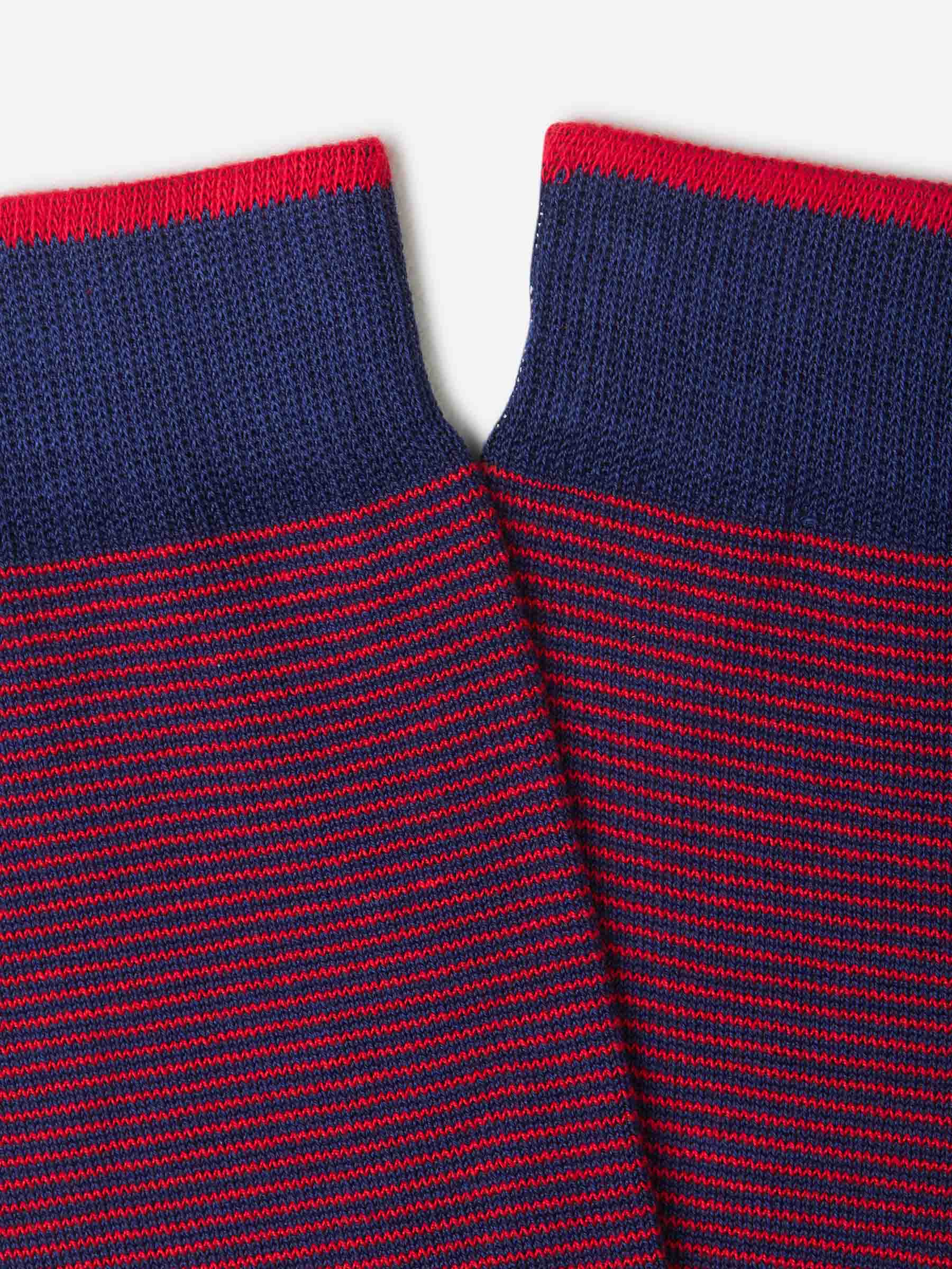 Gallo Hombre Barcelona Calcetines Motivo Rayas color Rojo sku 641-000208 02 - Foto 2