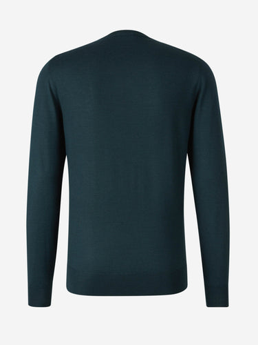 Santa Eulalia Hombre Barcelona Jersey Pico Cashmere color Verde Oscuro sku 542-002425 03 - Foto 2