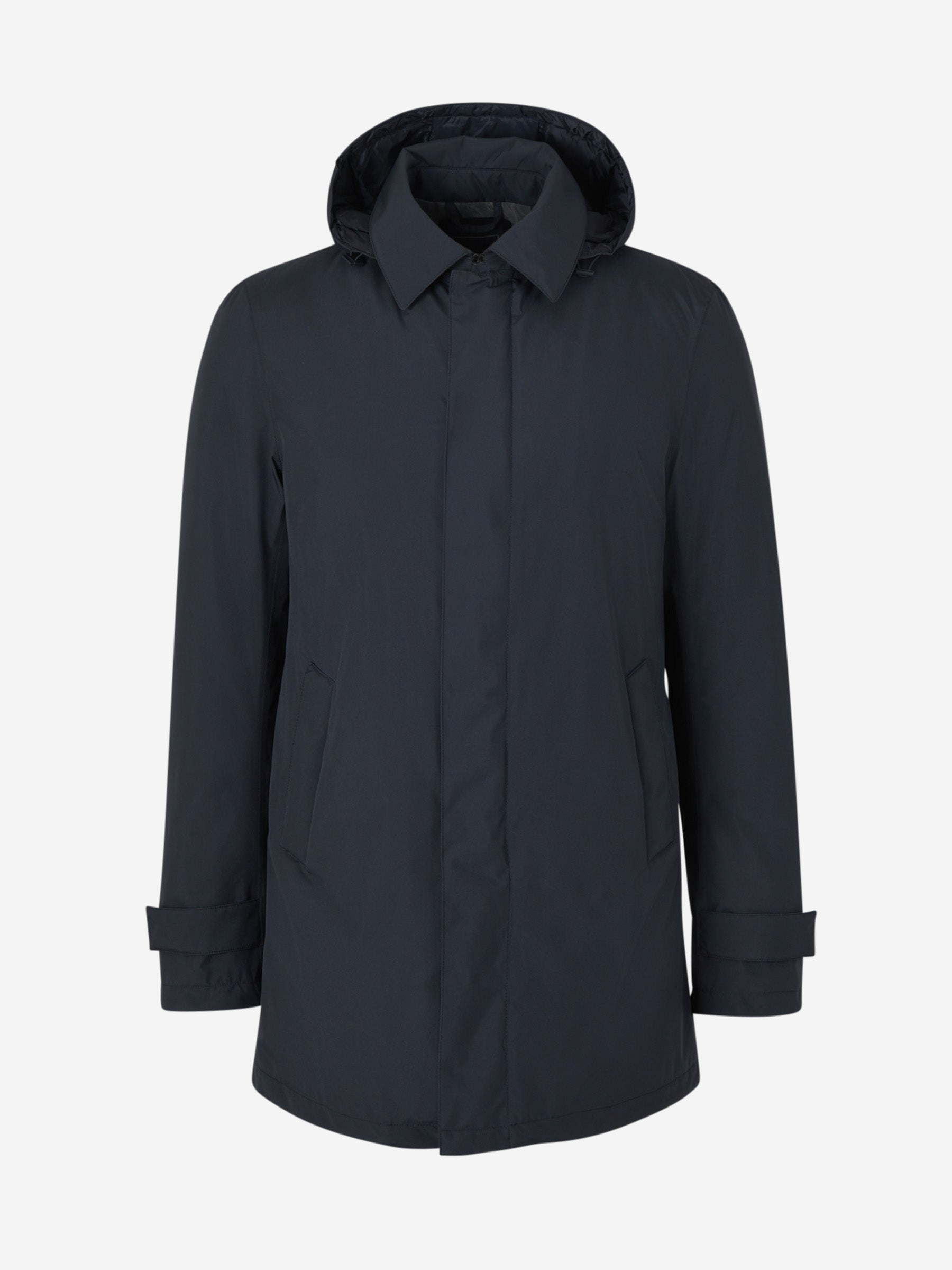 Herno Hombre Barcelona Abrigo Ligero Laminar Impermeable color Azul Noche sku 502-001591 01 - Foto 1
