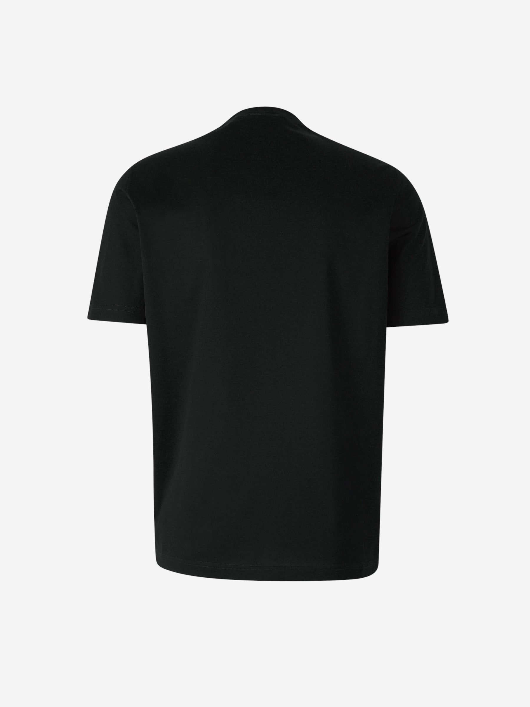 Santa Eulalia Hombre Barcelona Camiseta Lisa Algodón color Negro sku 553-003979 04 - Foto 2