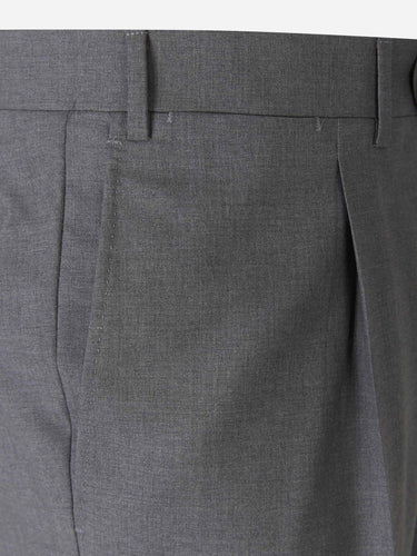 Canali Hombre Barcelona Pantalones Formales Lana color Gris Claro sku 321-000323 01 - Foto 3