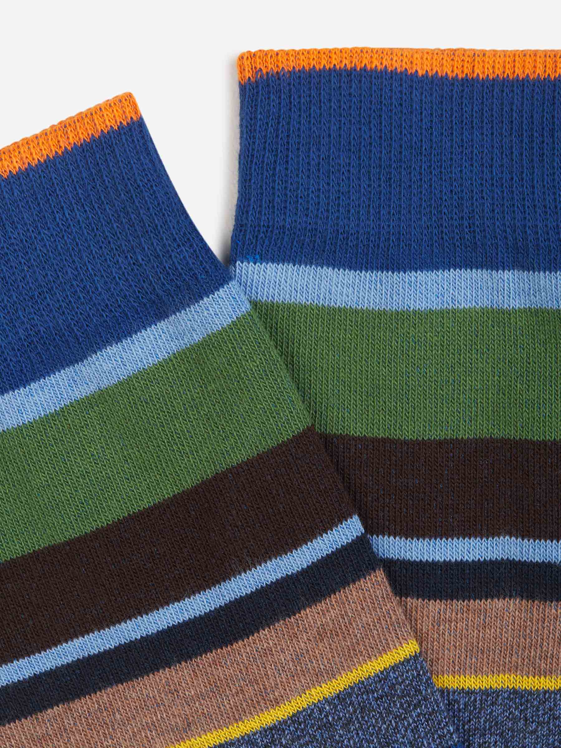 Gallo Calcetines Rayas Multicolor color Azul Marino sku 641-000195 03 - Foto 2