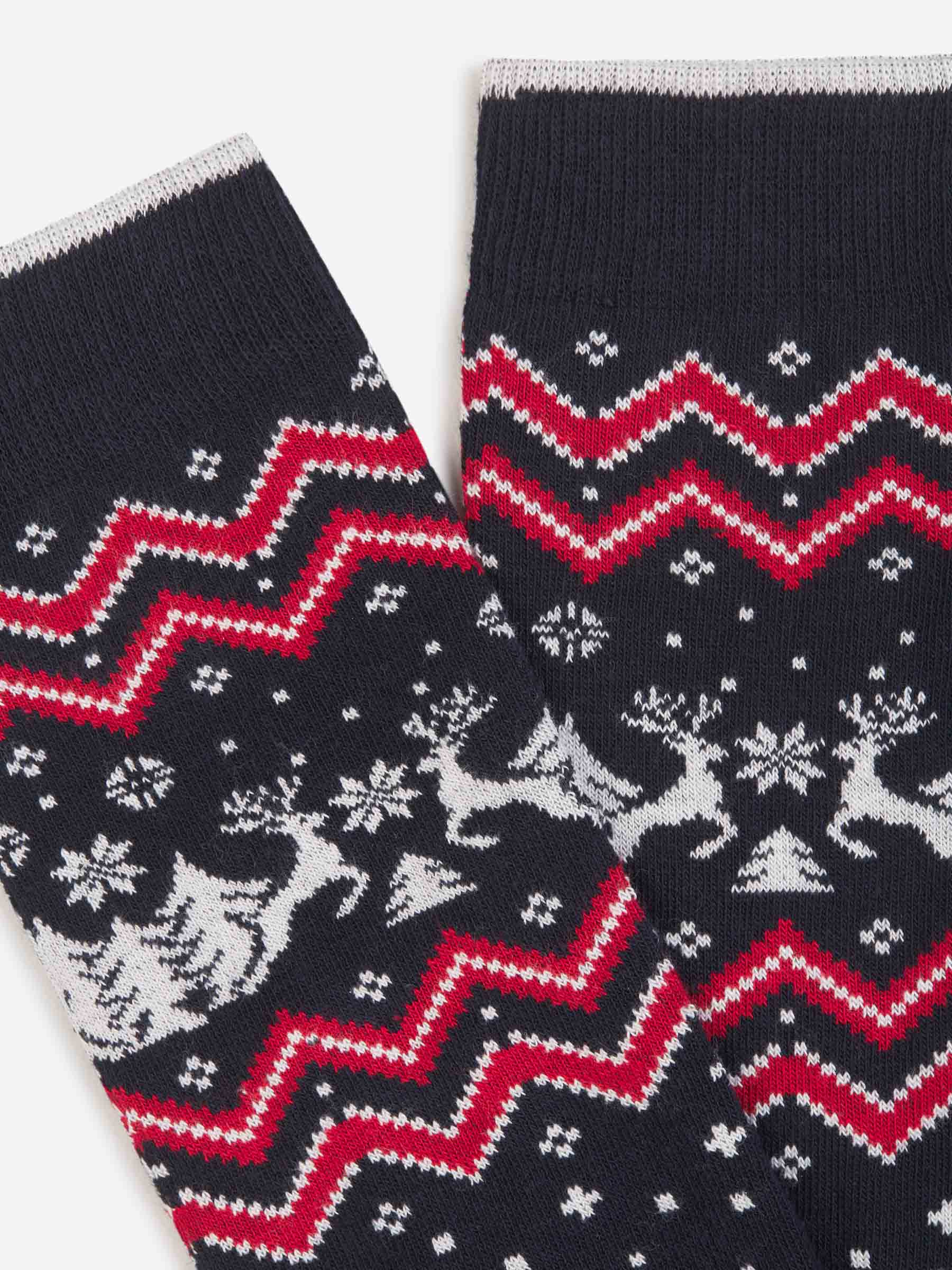 Gallo Hombre Barcelona Calcetines Navideños Strelizia color Azul Noche sku 641-000200 01 - Foto 2