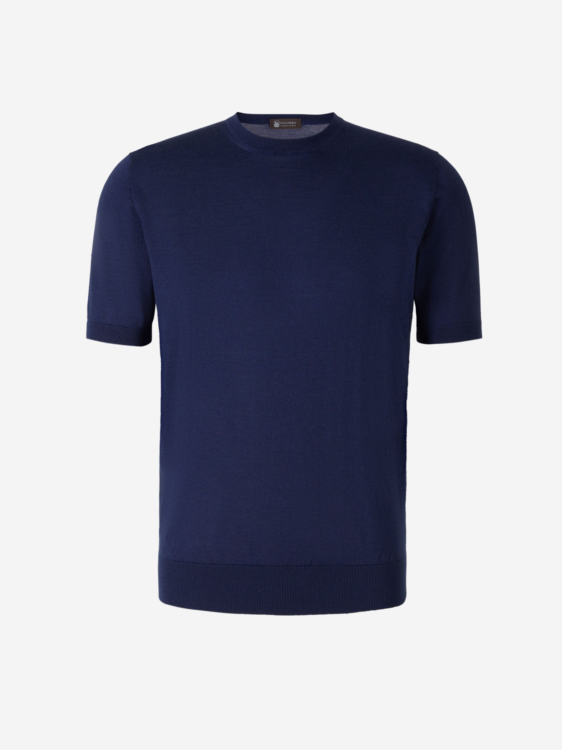 Colombo Hombre Barcelona Camiseta Cashmere Y Seda color Azul Marino sku 553-003208 01 - Foto 1