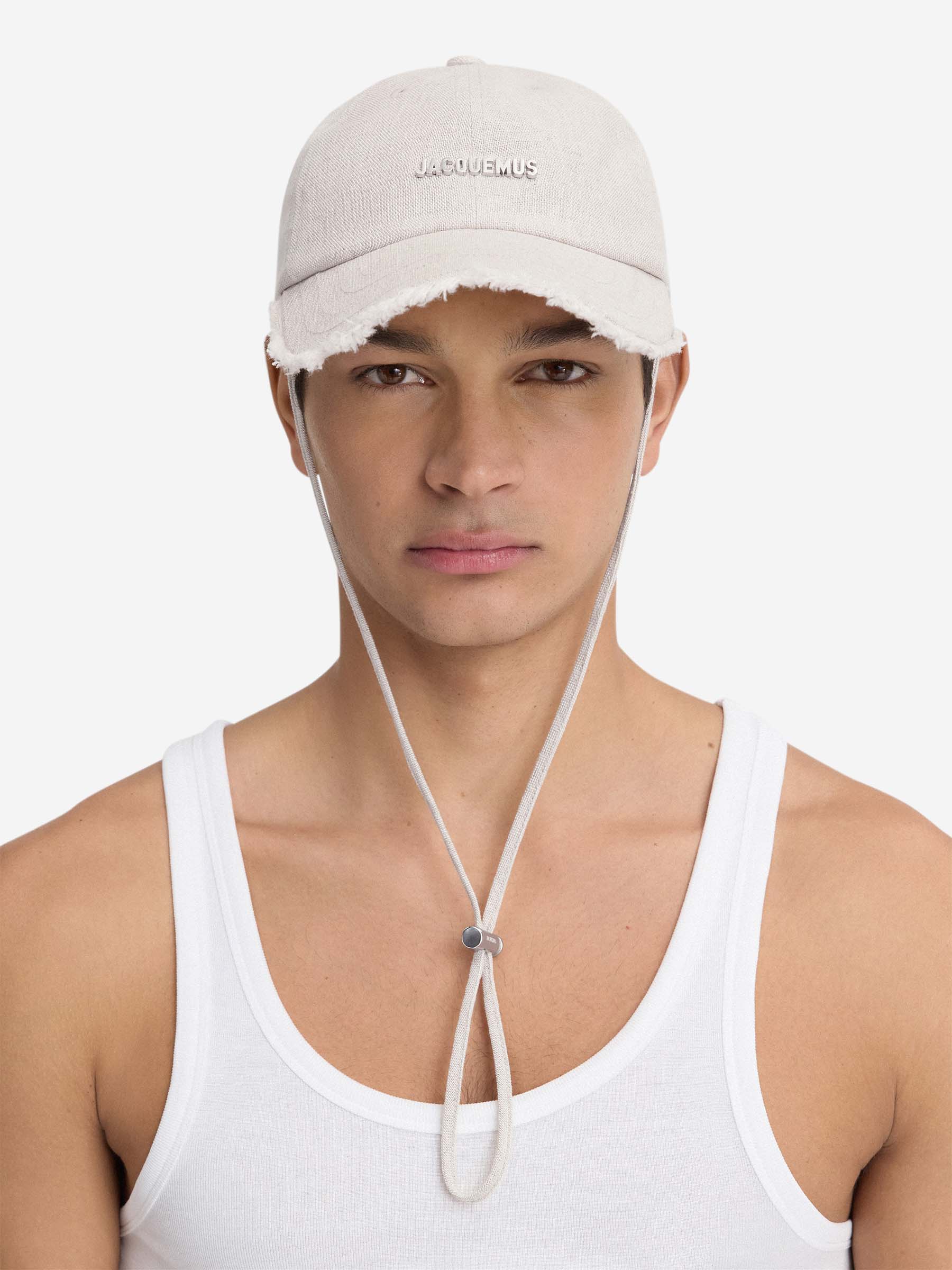 JACQUEMUS LA CASQUETTE ARTICHAUT ホワイト58 Jacquemus La Casquette Artichaut baseball cap Jacquemus