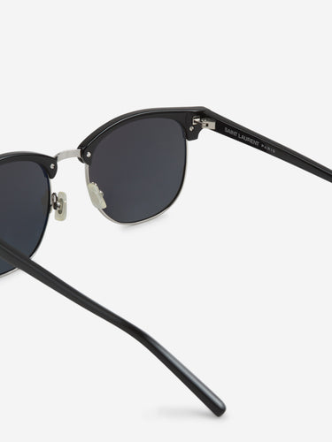 Saint Laurent Hombre Barcelona Gafas de Sol Ovaladas color Negro sku 614-002913 01 - Foto 4