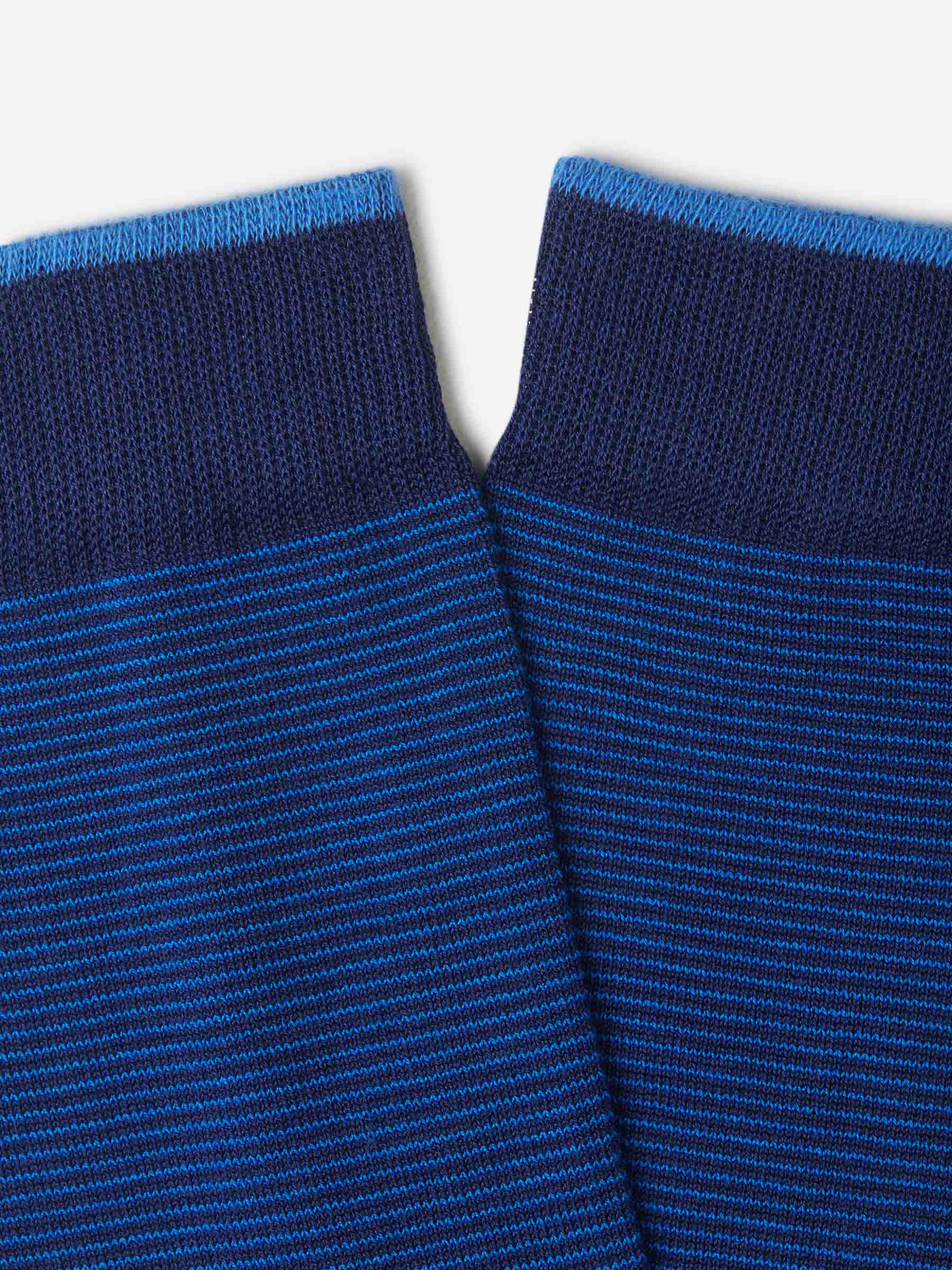 Gallo Hombre Barcelona Calcetines Motivo Rayas color Azul sku 641-000208 03 - Foto 2