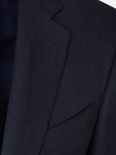 Canali Hombre Barcelona Traje de Lino y Seda color Azul Marino sku 311-000334 03 - Foto 3