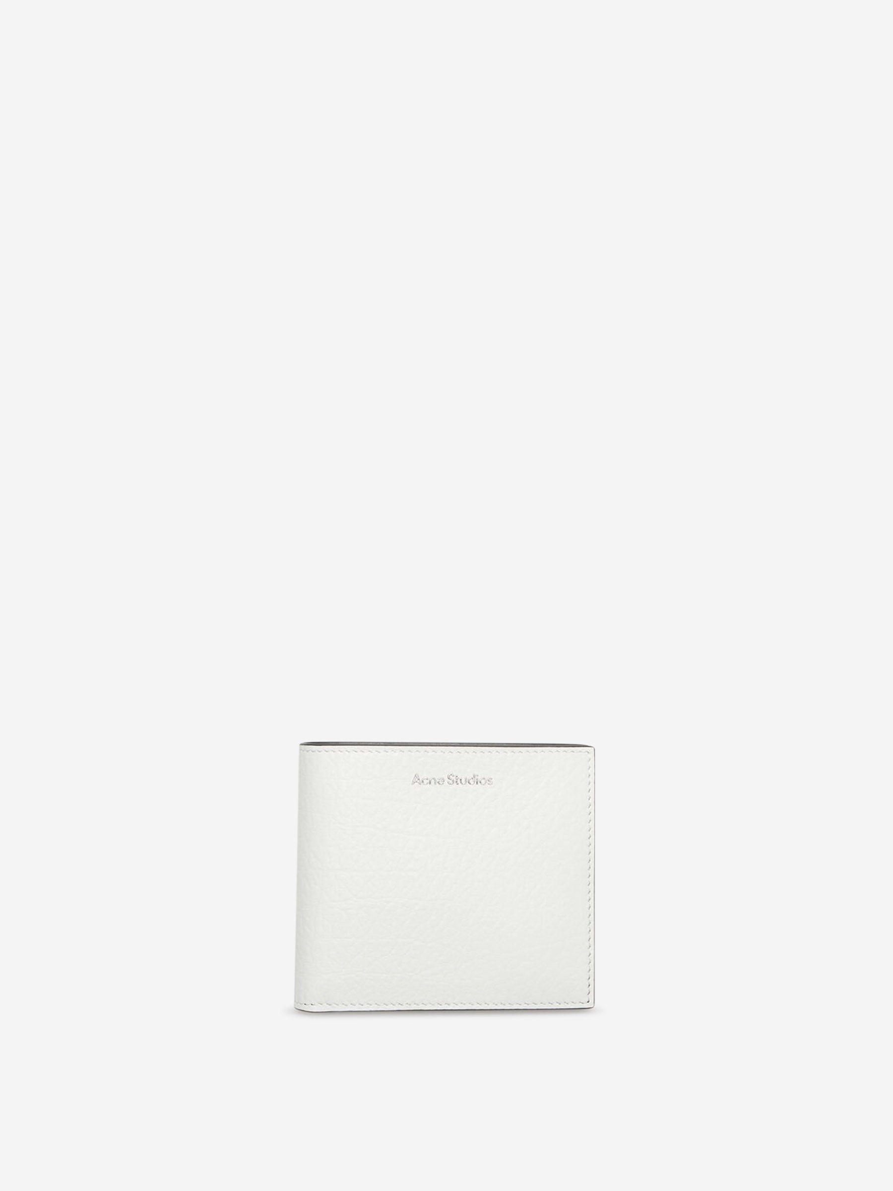 Acne Studios Hombre Barcelona Cartera Piel Logo color Blanco sku 691-001359 01 - Foto 1