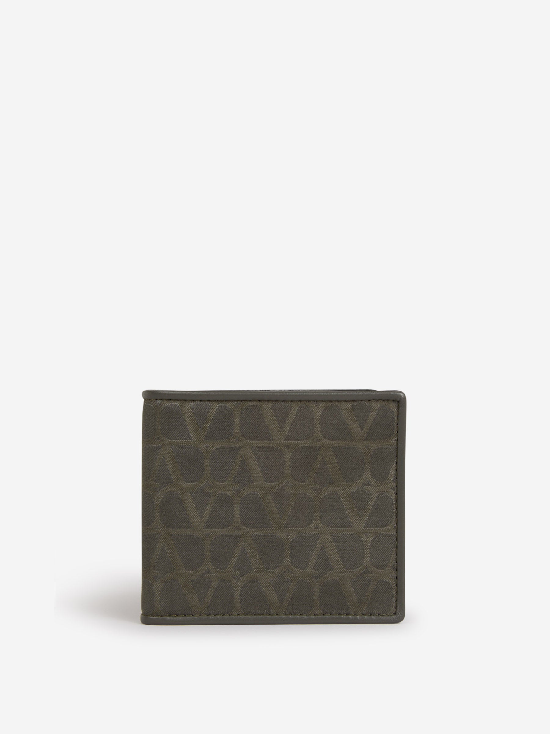 Valentino Garavani Cartera Jacquard Logo color Verde Militar sku 691-001329 02 - Foto 1