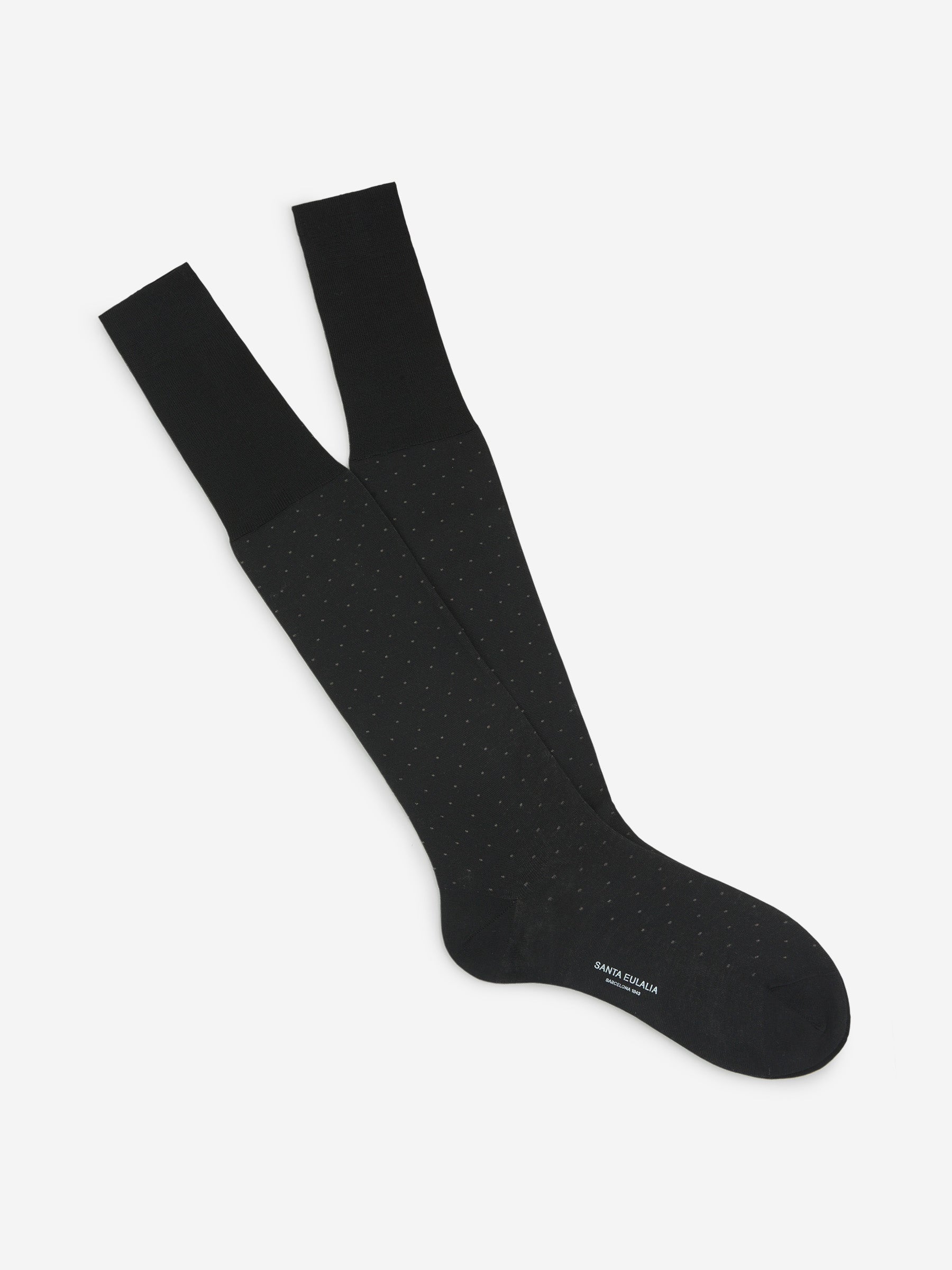Bresciani Hombre Barcelona Calcetines Logo Bordado color Negro sku 641-000097 02 - Foto 1