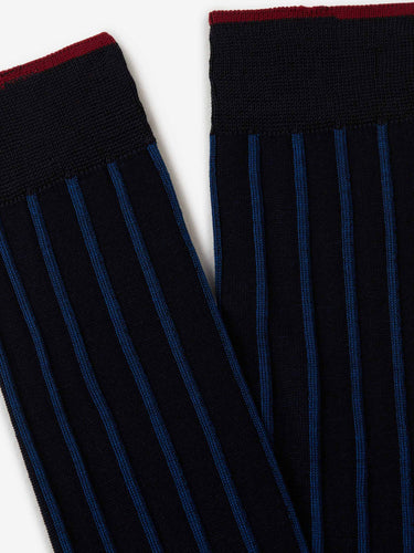 Gallo Hombre Barcelona Calcetines Motivo Rayas color Azul Noche sku 642-000430 02 - Foto 4