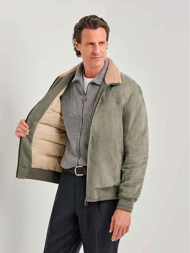Chaqueta Ante Acolchada