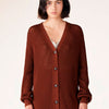 Loro Piana Cárdigan Oversize Seda color Terracota sku 713-000278 01 - Foto 1
