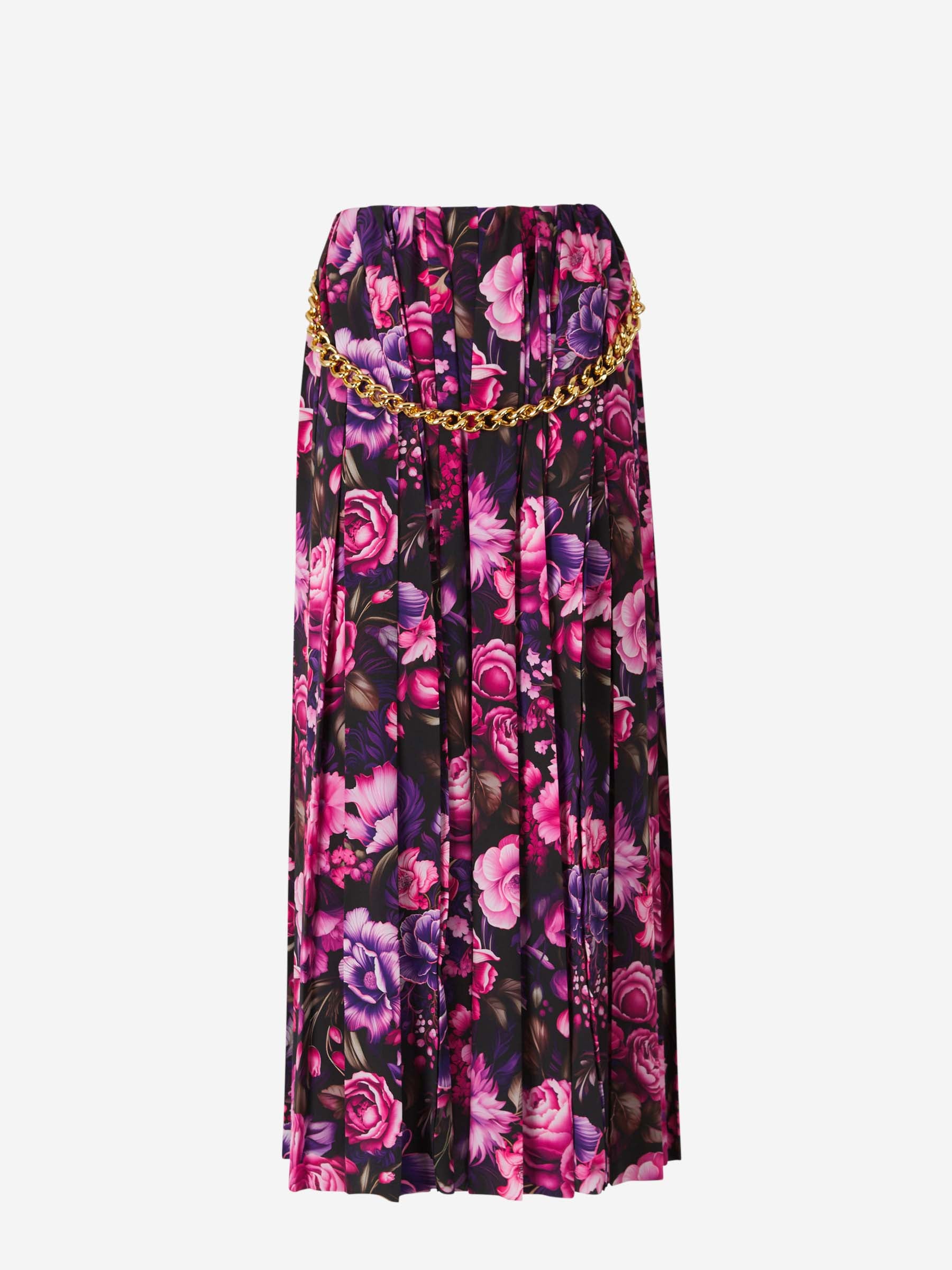 Balenciaga Falda Maxi Plisada color Rosa sku 750-001546 01 - Foto 1