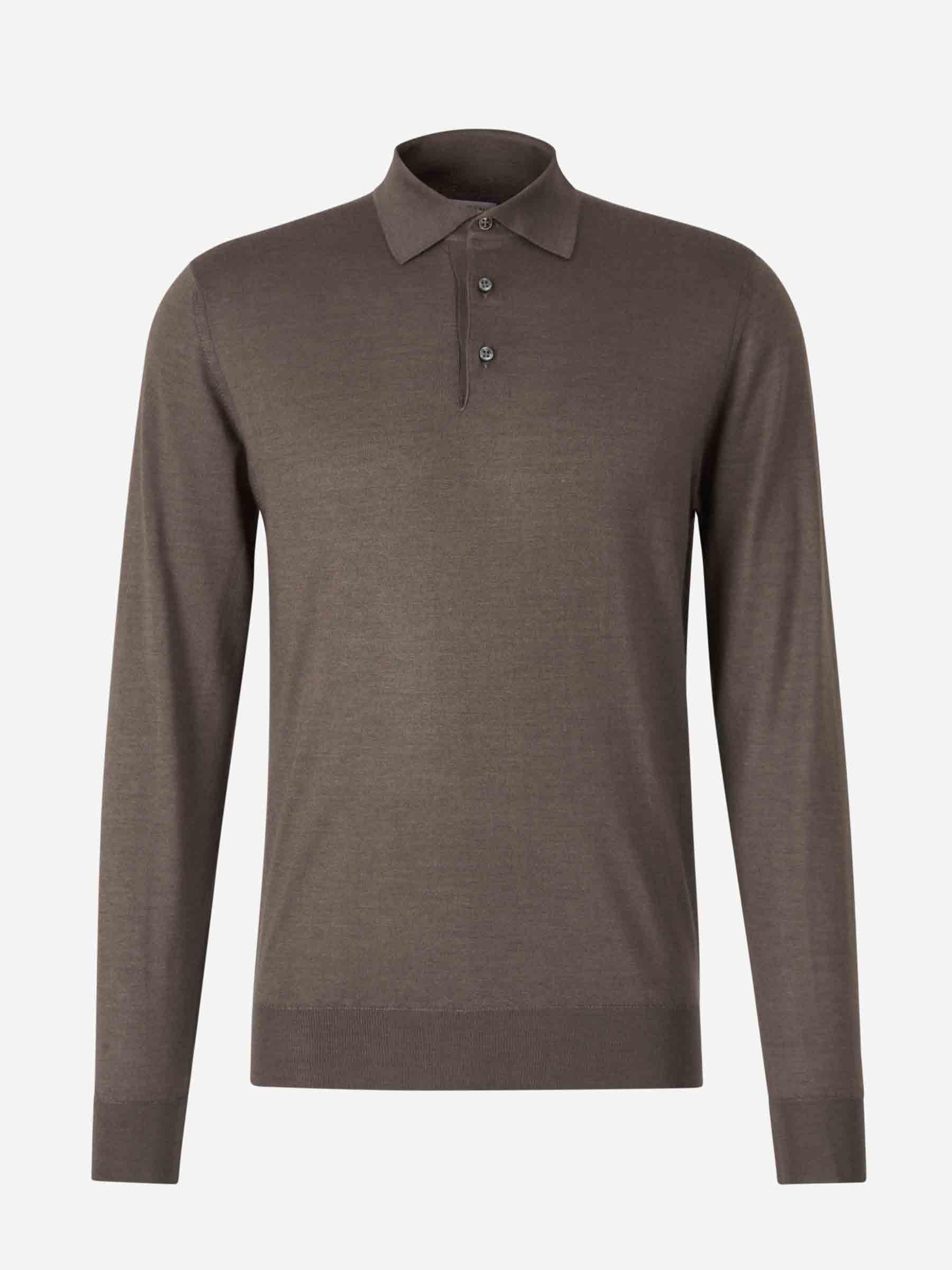 Santa Eulalia Hombre Barcelona Polo Cashmere Y Seda color Marrón Oscuro sku 551-000379 04 - Foto 1