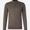 Santa Eulalia Hombre Barcelona Polo Cashmere Y Seda color Marrón Oscuro sku 551-000379 04 - Foto 1