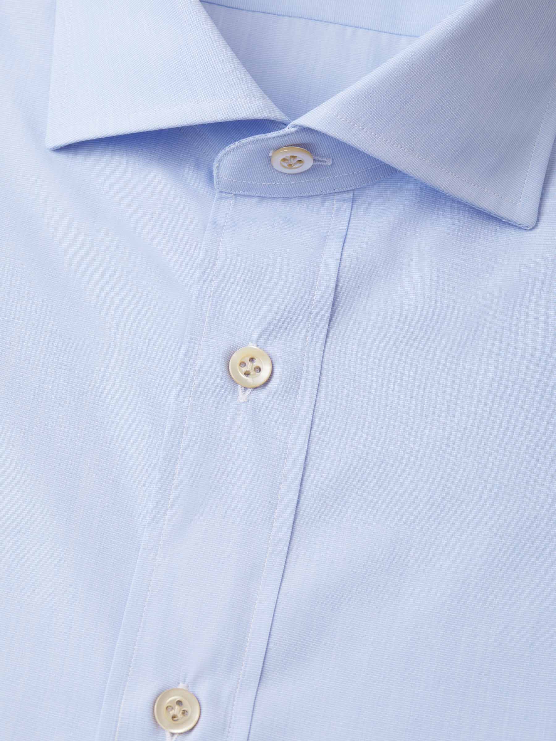 Santa Eulalia Hombre Barcelona Camisa Fil A Fil color Azul Celeste sku 401-003042 01 - Foto 2